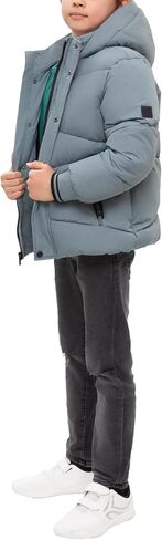 Rokka&Rolla Boys’ Midweight Water-Resistant Fleece-Lined Puffer Jacket in Saudi Arabia