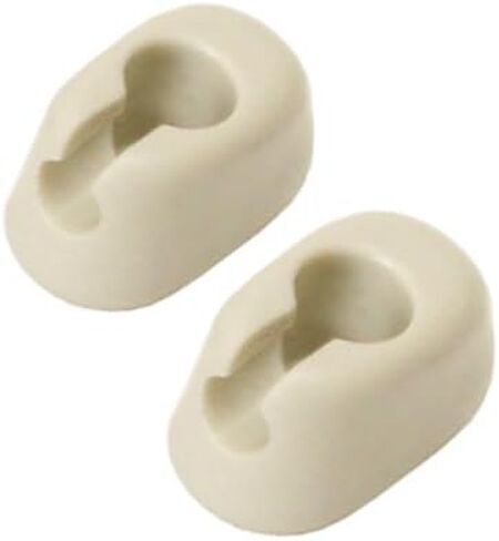 Empi 4429 Ivory Sun Visor Clips For Vw Bug 1965-1967/ Vw Bus 1968-1979, Pair in Saudi Arabia