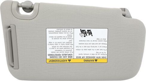 Sun Visor Left Driver Side Fit 2013-2019 for Nissan Sentra 268-11645L with Mirror with Sunroof Gray in Saudi Arabia
