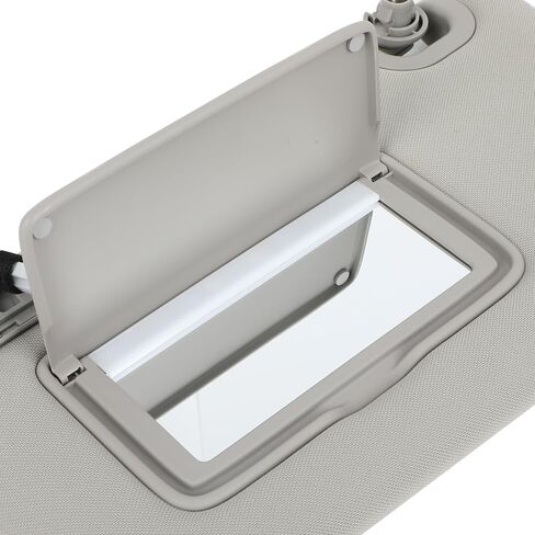 Sun Visor Left Driver Side Fit 2013-2019 for Nissan Sentra 268-11645L with Mirror with Sunroof Gray in Saudi Arabia