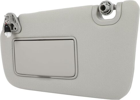 Sun Visor Left Driver Side Fit 2013-2019 for Nissan Sentra 268-11645L with Mirror with Sunroof Gray in Saudi Arabia
