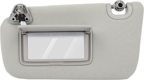 Sun Visor Left Driver Side Fit 2013-2019 for Nissan Sentra 268-11645L with Mirror with Sunroof Gray in Saudi Arabia