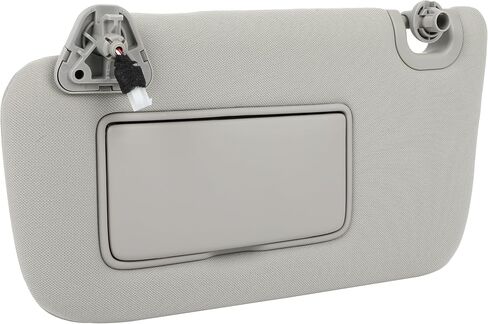Sun Visor Left Driver Side Fit 2013-2019 for Nissan Sentra 268-11645L with Mirror with Sunroof Gray in Saudi Arabia