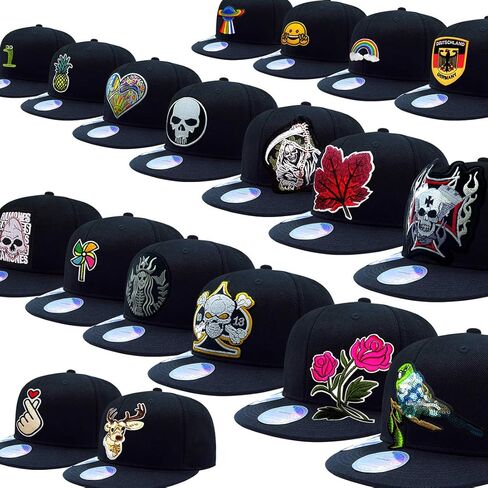 Love To Women Men Hiphop Hats Skull Embroidery Black Flat Bill Snapback Baseball Caps in Saudi Arabia