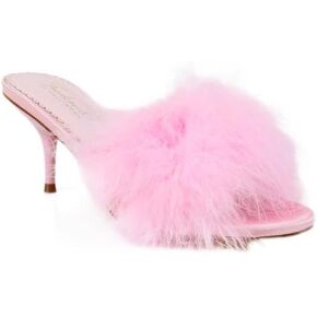 FREDERICK'S OF HOLLYWOOD Women's Ostrich Feather Kitten Heel, FOH-LUXOR in Saudi Arabia