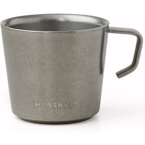 WENSHUO Outdoor Cup,Small Camping Mug,Vintage Stainless Steel,10.14 fl oz (300 ml) in Kuwait