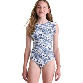 vineyard vines Girls Ruffle Scoopneck One-Piece in Saudi Arabia