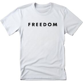 Freedom Charlie Kirk White Unisex T Shirt in Saudi Arabia