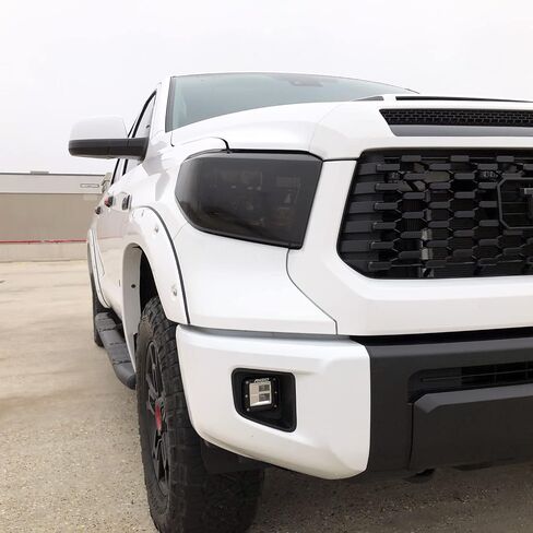 SlickMod PreCut Vinyl Smoke Tint for 2014-2021 Toyota Tundra Headlight (1. Headlight, 35% Light Smoke) in Saudi Arabia