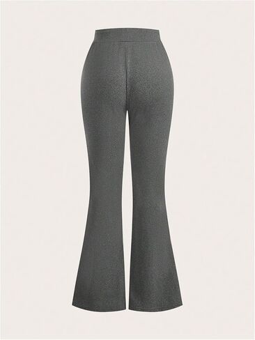 Women's Flared Pants Drawstring Waist Casual Bell Bottoms Yoga Leggings in Saudi Arabia