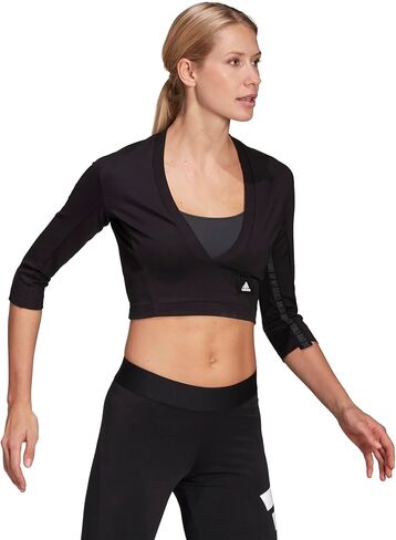 Adidas Women's Mission Victory Long Sleeve Tee, Black in Saudi Arabia