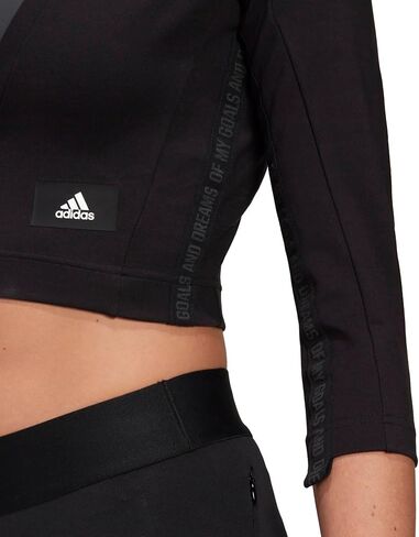 Adidas Women's Mission Victory Long Sleeve Tee, Black in Saudi Arabia