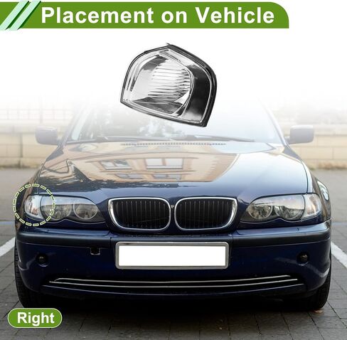 No.30655423 Corner Signal Light Cover for Volvo S80 1999-2006 Waterproof White Corner Light Lamp Lens Plastic 1 Pc in Saudi Arabia