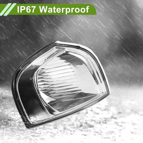 No.30655423 Corner Signal Light Cover for Volvo S80 1999-2006 Waterproof White Corner Light Lamp Lens Plastic 1 Pc in Saudi Arabia