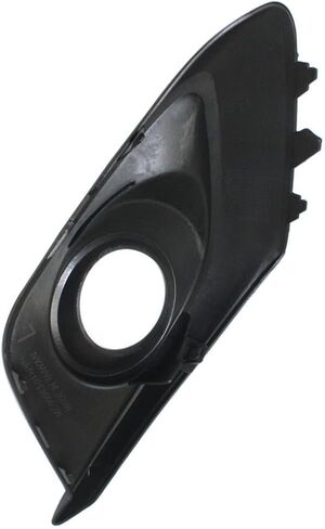 طقم زوج من غطاء إطار مصباح الضباب من MACHSWON، BJE1-50-C11A + BJE1-50-C21A، 2014-2016 متوافق مع Mazda 3، أسود + كروم in Saudi Arabia