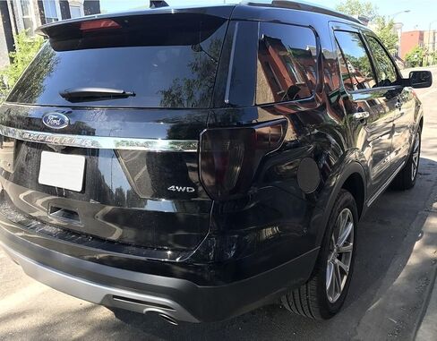 Precut Vinyl Tint Cover for 2016-2017 Ford Explorer Taillights (35% Dark Smoke) in Saudi Arabia