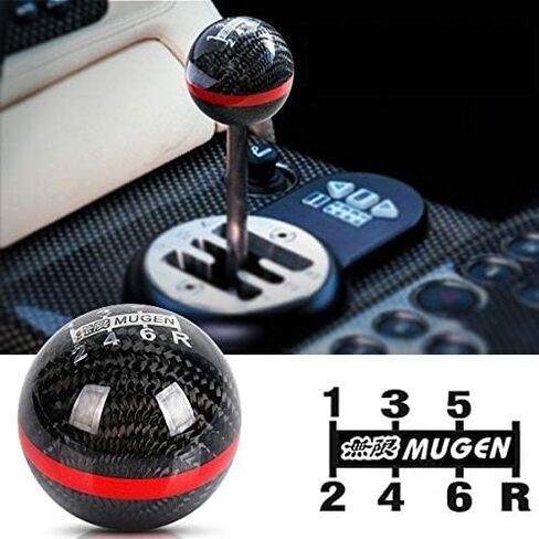 W-POWER Carbon Fiber Shift knob 6 Speed for Honda CR-Z Civic Accord S2000 FA5 in Saudi Arabia