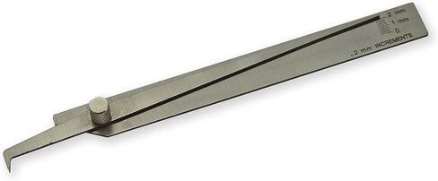 RIVERWELD Pit Gauge V-WAC Weld Measure Inspection Checks Undercut Crown Height Pits Marks Inch in Kuwait