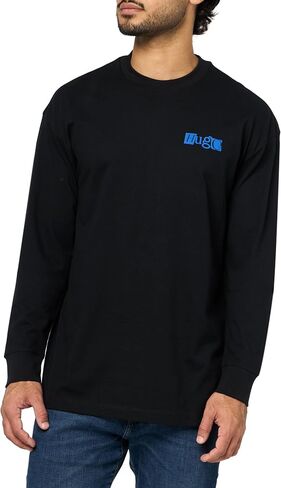 HUGO Men's Retro Logo Long Sleeve T-Shirt in Saudi Arabia