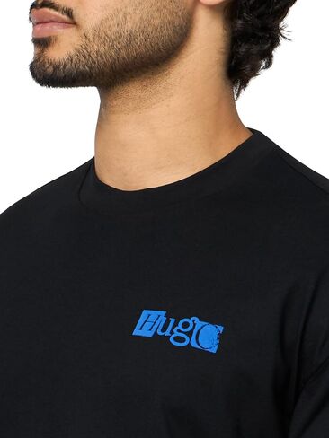 HUGO Men's Retro Logo Long Sleeve T-Shirt in Saudi Arabia