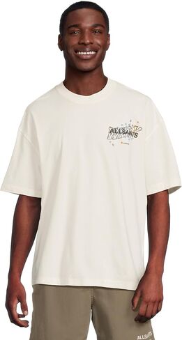 AllSaints Men's Wavy Ss Crew in Saudi Arabia