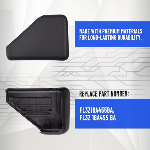 FL3Z-16N455-BA Left/Right Rear Running Board End Cap Compatible with Ford F-150 F-250 2015-2020 F-Series Super Duty 2017 (FL3Z-16N455-BA) in Saudi Arabia