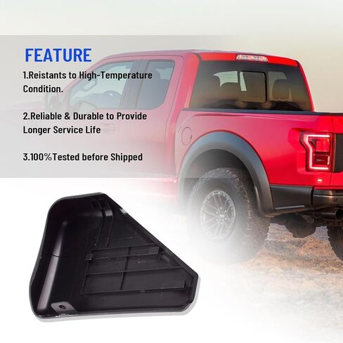 FL3Z-16N455-BA Left/Right Rear Running Board End Cap Compatible with Ford F-150 F-250 2015-2020 F-Series Super Duty 2017 (FL3Z-16N455-BA) in Saudi Arabia