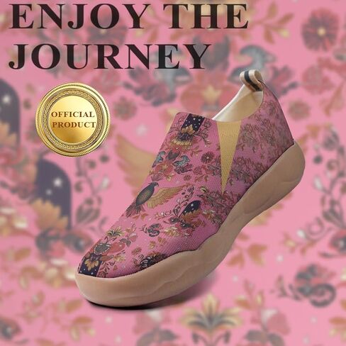 Women's Light Sneakers in Fairy Tale Series Slip-on Travel Shoes for Comfortable Walking and Casual Style in Kuwait