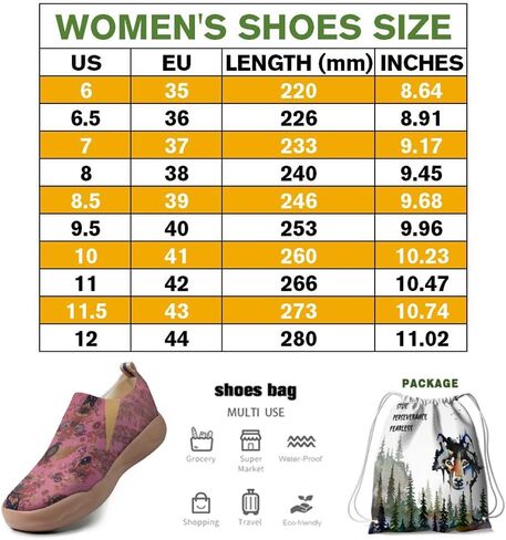 Women's Light Sneakers in Fairy Tale Series Slip-on Travel Shoes for Comfortable Walking and Casual Style in Kuwait