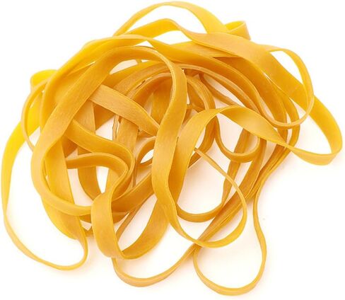 Heavy Duty Rubber Bands Large Rubber Bands Elastic Bands for Home Garden & Office Supplies (30Pcs, Yellow, 200 x 6 mm) in Saudi Arabia