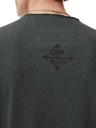 John Varvatos Men's Artisan Embroidery Tee in Saudi Arabia