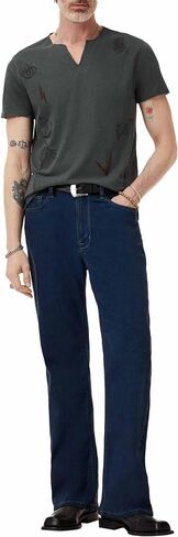 John Varvatos Men's Artisan Embroidery Tee in Saudi Arabia
