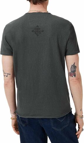 John Varvatos Men's Artisan Embroidery Tee in Saudi Arabia