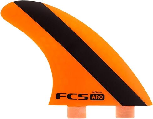 FCS ARC Performance Core Surfboard Tri Fin Set - Orange /Black in Saudi Arabia