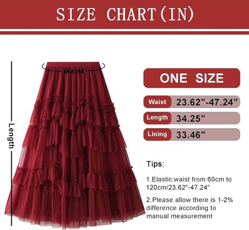 Tulle Skirts for Women Ruffles Tiered Layered Mesh Skirt Elastic High Waist A Line Midi Tutu Skirts Summer Petticoat in Saudi Arabia