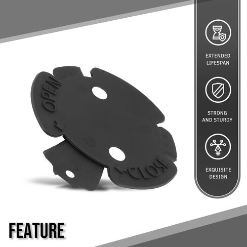 G-PLUS Engine Oil Drain Plug Access Cover Compatible with BMW 7 Series F01 730d 730i 740i 750i 760i 2007 2008 2009 2010 2011 2012 51757209541 Black in Saudi Arabia