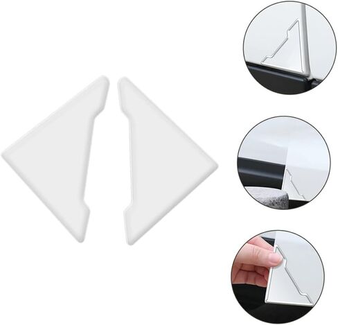 Healifty 8pcs Clear Car Corner Door Protector Universal Anti Scratch for car Door Edge Guards Car Door Bumper Protectors Car Door Accessory in Saudi Arabia