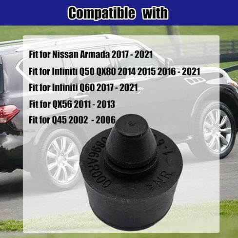 4Pcs Car Door Bumpers Stop Rubber, Bumper fix,Fit for Infiniti Q50 QX80 Q60 QX56 Q45,Cushion Stoppers Damping Rubber Pad Replace for 80896-AR000 in Saudi Arabia