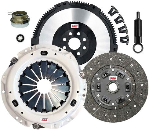 مجموعة القابض ClutchMaxPRO شديدة التحمل من OEM مع دولاب الموازنة الكرومولي المتوافقة مع 1993-1998 Toyota Supra Non-Turbo 2JZGE MK4 1992-2000 Lexus SC300 W58 JDM (CP16085HDLSF-CK) in Saudi Arabia