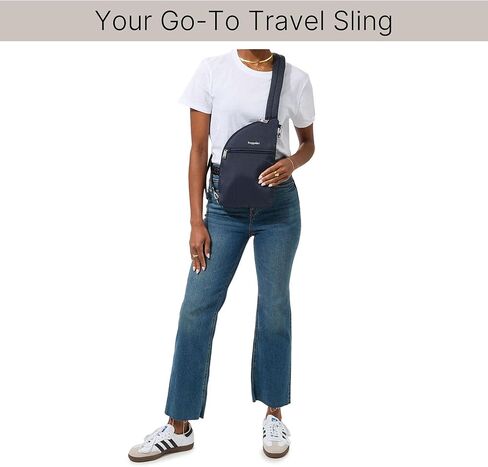 Baggallini Securtex Anti-Theft Half Moon Sling in Saudi Arabia