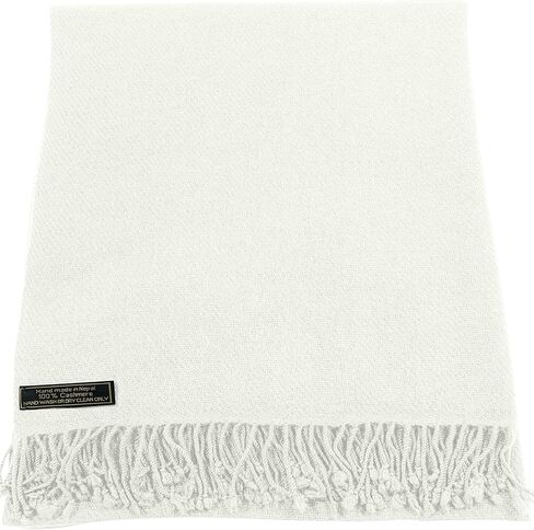 CJ Apparel 100% Cashmere Shawl Pashmina Scarf Wrap Stole Head Wrap Hand Made in Nepal New in Saudi Arabia