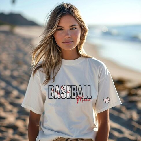 Nani Baseball Mama Embroidered Sweatshirt, Baseball Mama Sweatshirt For Mom Gameday Mother's Day Christmas Sports Grey M in Saudi Arabia