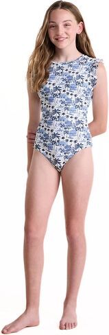 vineyard vines Girls Ruffle Scoopneck One-Piece in Saudi Arabia