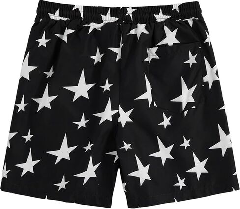 COZYEASE Men's Letter and Graphic Print Drawstring Waist Shorts Casual Tie Front Track Shorts Athletic Gym Shorts Black Letter Graphic XL in Saudi Arabia