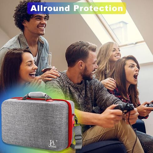 Hard Shell Carrying Case for PS5, Travel Case for PS5, PS5 Pro, PS5 Console Controller, Shockproof Protective Storage Bag for Playstation 5 Disk Digital Edition, Headset, Base, Game Accessories(Grey) in Kuwait