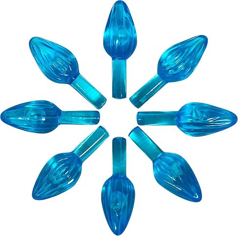 أضواء شجرة عيد الميلاد المصنوعة من السيراميك على شكل ملتوي صغير من National Artcraft® - شفاف كريستالي (144 قطعة) in Saudi Arabia