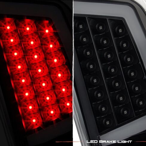 AKKON - For 2016-2022 Toyota Tacoma Full LED Light Bar Tail Lights Black Housing Smoked Lens Set in Saudi Arabia