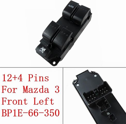 Electric Power Window Switch Lifter Control Switch Button for Mazda 6 2003-2012 BL4E-66-350A BJ3D-66-350 BJ2G-66-350 BJ3D-66-350(BL4E66350AL2-L) in Kuwait