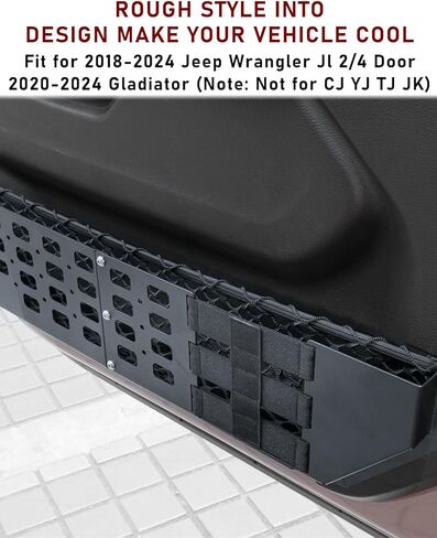 Metal Black Star Front Door Storage Pockets for Jeep, Large Space, Rust-Resistant, for 2018-2024 Jeep Wrangler JL 2/4 Door & Gladiator JT, Jeep Wrangler Storage Accessories 1 Pair in Kuwait