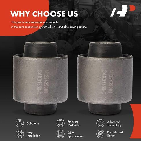 A-Premium 2 x Rear Arm To Knuckle (Lower Outer) Control Arm Bushing Kit, Compatible with Ford Explorer 2006-2010, Explorer Sport Trac 2007-2010 & Mercury Mountaineer 2006-2010 in Saudi Arabia